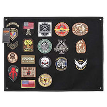 Load image into Gallery viewer, Excellent Elite Spanker Tactical Patchs Display Board Foldable Military Patch Holder Panel(Black-S)