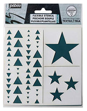 Load image into Gallery viewer, Pebeo 7A Flexible 15x15 Geometry Stencil, 15 x 15cm, White