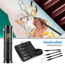 Load image into Gallery viewer, Rosmax Acrylic Paint Brushes Set Series X 15PCS Miniature Paint Brushes, Fine Detailing for Acrylics, Oils, Watercolors & More, Nylon Hair, Black