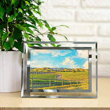 Load image into Gallery viewer, Giftgarden 5 by 7 Inch Modern Glass Picture Frames Friends Gifts for 5x7 Photos Display, Pack of 2