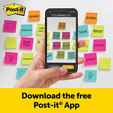 Load image into Gallery viewer, Post-it Super Sticky Notes, 3x3 in, 15 Pads, 2x the Sticking Power, Miami and Rio de Janeiro Collection, Bright Neon Colors (Orange, Pink, Blue, Green, Yellow), Recyclable (654-15SSMULTI2)