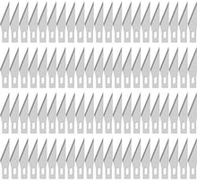 Load image into Gallery viewer, Exacto Knife Blades 100 Pack #11 Precision Knife Replacement Blades for Art and Craft Scrapbooking Supplies Caving Stencil
