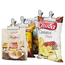 Load image into Gallery viewer, Heavy Duty Chip Bag Clips - LEYOSOV Chip Clips 9 Pack, with 3 Pack Magnetic Clips, Perfect for Air Tight Seal Food Bags and Chip Bags