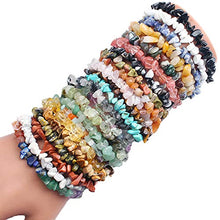 Load image into Gallery viewer, Natural Chip Stone Beads Multicolor 5-8mm About 400 Pieces Irregular Gemstones Healing Crystal Loose Rocks Bead Hole Drilled DIY for Bracelet Jewelry Making Crafting (5-8mm, Multicolor)