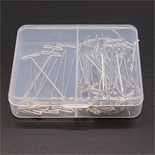 Load image into Gallery viewer, Labs Nickel Plated Science Dissection T-Pins, Frog Dissection pin(Pack of 110, 100 Pack 1.5", 10 Pack 2")