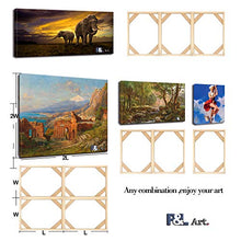 Load image into Gallery viewer, DIY Solid Wood Canvas Frame Kit 16 x20 Inch for Oil Painting & Wall Art - Customized Wooden Art Frames for Paintings & Canvases - Easy to Build Canvas Stretching System - Framed Picture Accessories
