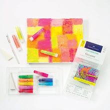 Load image into Gallery viewer, Faber-Castell Gelatos Colors Set, Brights - Water Soluble Pigment Crayons - 15 Bright Colors
