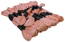 Load image into Gallery viewer, Anchor Cross Stitch Hand Embroidery Stranded Cotton Floss Thread 25 Skeins-Light Peach