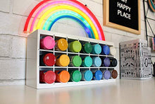 Load image into Gallery viewer, ArtBin 6828AG Paint Storage Tray, Art & Craft Supply Storage, Super Satchel System Accessory, Wall Mountable 21 Compartment Paint Organizer, White