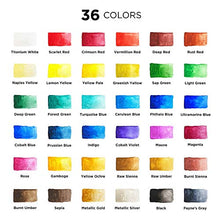 Load image into Gallery viewer, Watercolor Paint Set (36 Colors, 12 ml tubes, 0.4 oz.) | Rich Pigment,Vibrant, Non Toxic Art Supplies for Painters, Kids, Adults, Beginner & Professional Artists