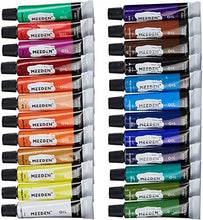 Load image into Gallery viewer, MEEDEN Oil Paint Set, 24 Tubes (12ml/0.4oz) Oil-Based Colors, Vibrant Non Toxic Oil Painting Set for Students Beginners Hobby Painters