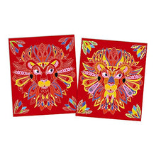 Load image into Gallery viewer, Janod Crafts – No Glue No Mess Scratch Art Animal Mandalas – Creative, Imaginative, Inventive, and Developmental Play -- STEAM Approach to Learning – Ages 7+ (J07892)