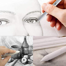 Load image into Gallery viewer, EuTengHao 22 Pieces Blending Stumps and Tortillions Set with 2 Sandpaper Pencil Sharpener, 1 Pencil Extension Tool and 1 Eraser for Student Sketch Drawing Accessories