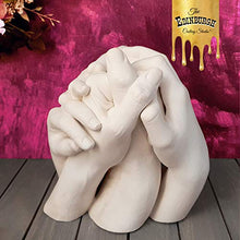 Load image into Gallery viewer, Edinburgh Family Hand Casting Kit for 4 - DIY Hand Casting Kits for Family, Family Hand Molding Casting Kit, Perfect for Family Gift Ideas and Family Vacation Gifts - Packaging May Vary