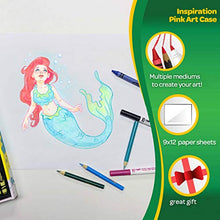 Load image into Gallery viewer, Crayola Inspiration Art Case in Pink, Gifts for Kids Age 5+, 140 Count