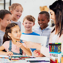 Load image into Gallery viewer, ArtCreativity 72 PC Pencil Assortment for Kids, Fun Assorted Number 2 Pencils, Bulk Wooden Writing Pencils with Durable Erasers, Teacher Supplies for Classroom, Student Reward, Stationery Party Favors