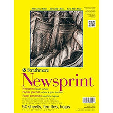 Load image into Gallery viewer, Strathmore 300 Series Newsprint Pad, Smooth 18"x24" Tape Bound, 50 Sheets