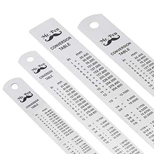 Load image into Gallery viewer, Mr. Pen Steel Rulers, 6, 8, 12, 14 inch Metal Rulers, Pack of 4