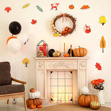 Load image into Gallery viewer, 16 Sheets Fall Paper Collection Kit Autumn Theme Pattern Paper Animal Plant Collection Paper for Thanksgiving Scrapbooking Cardmaking DIY Crafting Art Projects