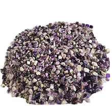 Load image into Gallery viewer, E-Uli Purple Crystal Natural Irregular Shaped Tumbl Pebble Healing 260 gs