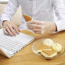 Load image into Gallery viewer, 500 PCS Plastic Disposable Gloves, Transparent, One Size Fits Most,by Brandon-super