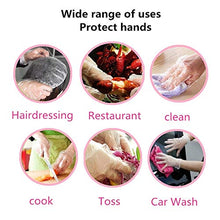 Load image into Gallery viewer, 500 PCS Plastic Disposable Gloves, Transparent, One Size Fits Most,by Brandon-super