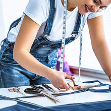 Load image into Gallery viewer, SEBIDER Tailor Scissors Sewing Pinking Shears Fabric Sewing Scissors Set Dressmaker Zig Zag Shears Embroidery Scissors Thread Snips Measuring Tape, for Quilting Needlework Handicraft Scissors(5PCS)