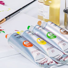 Load image into Gallery viewer, Mont Marte Premium Oil Paint, 100ml (3.4oz), Yellow Deep, Good Coverage, Excellent Tinting Strength