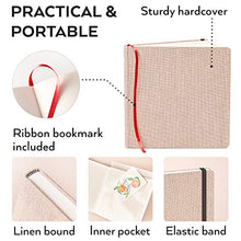 Load image into Gallery viewer, Arteza Watercolor Sketchbooks, 8.25x8.25-inch, 2-Pack, 68 Sheets, Beige Art Journal, Hardcover 110lb Paper Book, Watercolor Sketchbook for Use as Travel Journal and Mixed Media Pad