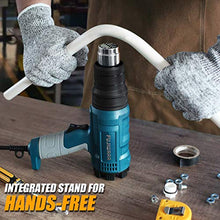 Load image into Gallery viewer, Heat Gun Kit 2000W with Dual-Temperature 5 Nozzles,Hot Air Gun 122ᵒF-1022ᵒF Heating in Seconds for DIY Shrink PVC Tubing/Wrapping/Crafts,Stripping Paint (2000W 2 Gears Temp Setting)
