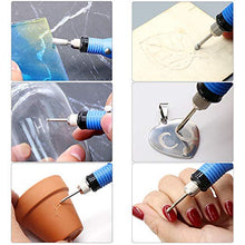 Load image into Gallery viewer, Engraving Tool Kit, PETUOL 123PCS Multifunctional Wired Rotary Engraver Pen DIY Miniature Sander Tool Sets, Suitable for Polishing Metal, Glass, Ceramics, Plastic, Wood, Jewelry, Nails