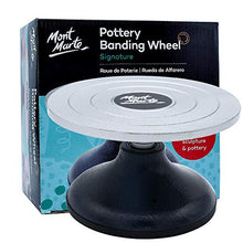 Load image into Gallery viewer, Mont Marte Signature Pottery Banding Wheel, 7in (18cm) Diameter, Sturdy Cast Iron Body and Base