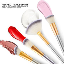 Load image into Gallery viewer, Make up Brushes, VANDER LIFE 24pcs Premium Cosmetic Makeup Brush Set for Foundation Blending Blush Concealer Eye Shadow, Cruelty-Free Synthetic Fiber Bristles, Travel Makeup bag Included, Champagne