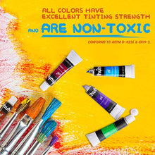 Load image into Gallery viewer, Ohuhu Oil Paint Set, 24 Oil-Based Colors, Artists Paints Oil Painting Set, 12ml x 24 Tubes Great Back To School Mother's Day Gifts Ideal