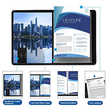 Load image into Gallery viewer, Sooez 9x12 Binder with Plastic Sleeves, 24-Pocket Heavy Duty Art Portfolio Folder with Clear Sheet Protectors, Display 48 Pages, Presentation Book for Artwork, Sheet Music, Document