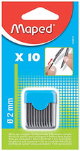 Load image into Gallery viewer, Maped 2mm Compass Leads in Reusable Storage Container, 10 Pack (134210)
