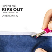 Load image into Gallery viewer, Seam Ripper 2 Pack - Thread Remover Sewing Supplies - Stitch Remover Tool for Sewing, Crafting Notions and Quilting - Thread Cutter Unpicker Sewing Accessories and Supplies