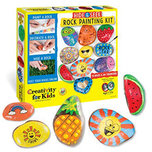 Load image into Gallery viewer, Creativity for Kids Hide & Seek Rock Painting Kit - Arts & Crafts For Kids - Includes Rocks & Waterproof Paint