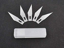 Load image into Gallery viewer, Color You Professional Stainless Steel Precision Knife Hobby Knife Razor Tool with 5 Spare Blades for Phone PC Tablet Drone Repair DIY Art Work Cutting Caving Knife Sculpture, etc.
