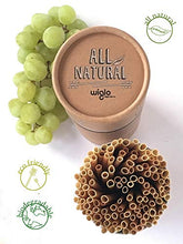 Load image into Gallery viewer, All Natural Wheat Drinking Straws - 120 x 8 inch - Nature's Hay Straw - Disposable, Organic, Biodegradable, Compostable, Eco-Friendly, Sustainable. The Attractive Alternative to Plastic.
