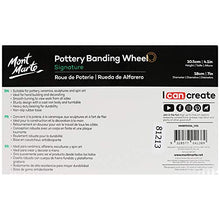 Load image into Gallery viewer, Mont Marte Signature Pottery Banding Wheel, 7in (18cm) Diameter, Sturdy Cast Iron Body and Base