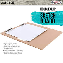 Load image into Gallery viewer, U.S. Art Supply 18" x 18" Artist Sketch Tote Board - Great for Classroom, Studio or Field Use