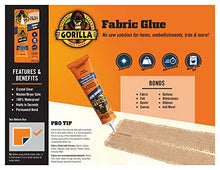 Load image into Gallery viewer, Gorilla Waterproof Fabric Glue 2.5 Ounce, 1-Pack, Clear