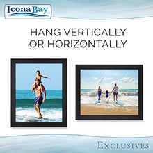 Load image into Gallery viewer, Icona Bay Combination Black Picture Frames Set - 10 PC (Five 4x6, Three 5x7, Two 8x10), Multi-Pack for Modern Wall Gallery, Exclusives Collection