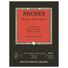 Load image into Gallery viewer, Arches Oil Painting Pad 12"x16",