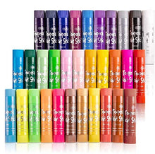 Load image into Gallery viewer, Tempera Paint Sticks, 32 Colors Solid Tempera Paint for Kids, Super Quick Drying, Works Great on Paper Wood Glass Ceramic Canvas