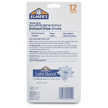 Load image into Gallery viewer, Elmer's Disappearing Purple School Glue Sticks, Washable, 0.21 Ounce Glue Sticks for Kids | School Supplies | Scrapbooking Supplies | Vision Board Supplies, 12 Count