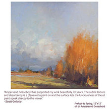 Load image into Gallery viewer, Ampersand Art Supply Gesso Wood Painting Panel: Museum Series Gessobord, 1/8 Inch Depth