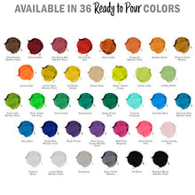 Load image into Gallery viewer, Pouring Masters 36-Color Ready to Pour Acrylic Pouring Paint Set with Silicone Oil & Gloss Medium - Premium Pre-Mixed High Flow 2-Ounce & 8-Ounce Bottles - For Canvas, Wood, Paper, Crafts, Tile