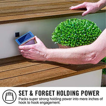 Load image into Gallery viewer, VELCRO Brand - VEL-30180-USA ALFA-LOK Fasteners | Heavy Duty Snap-Lock Technology | Self-Engaging and Multidirectional Use | Black, 1 inch Squares, 16 Sets